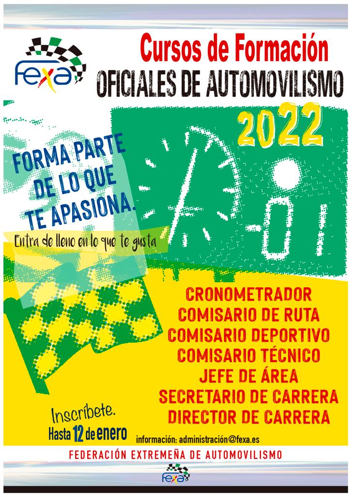 Federación Extremeña de Automovilismo-formacion 2022